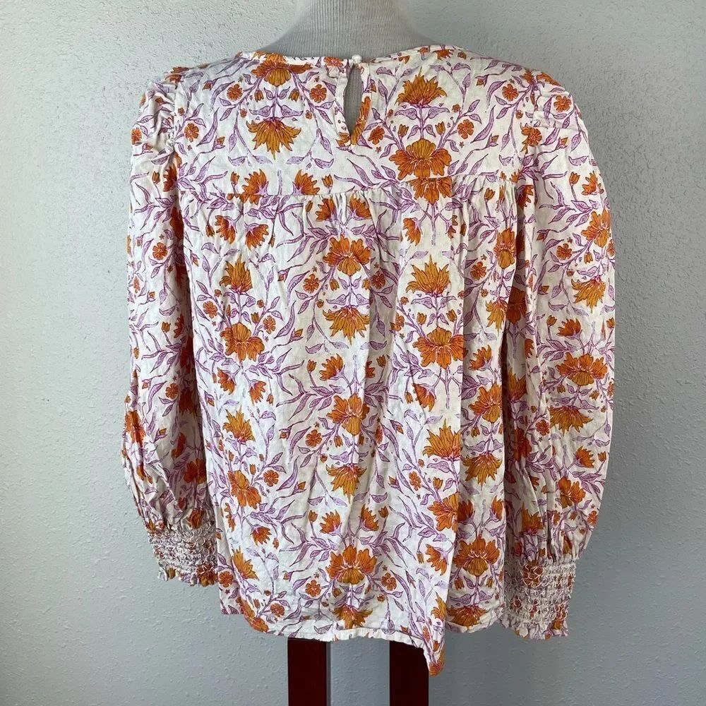 Universal Thread Long Sleeve Floral Top Size XL EUC - Picture 5 of 8